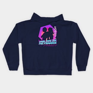 Draling In The Franxx - Vaporwave Kids Hoodie